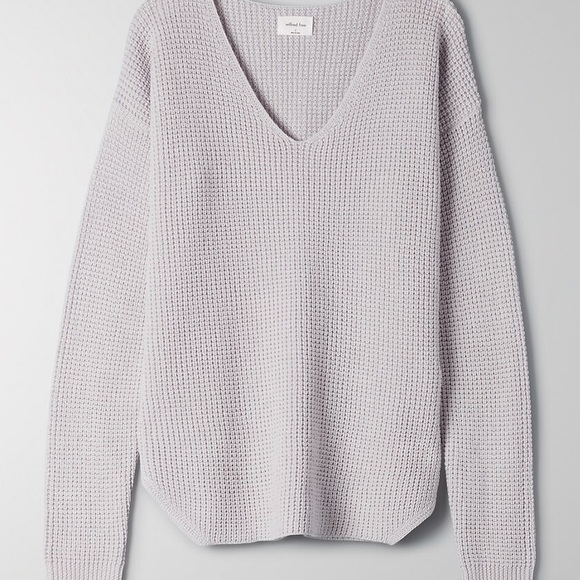 Aritzia waffle knit sweater - Picture 8 of 9